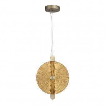 SL6141.313.01 Светильник подвесной ST-Luce бронза/янтарь LED 1*11W 4000K WASI