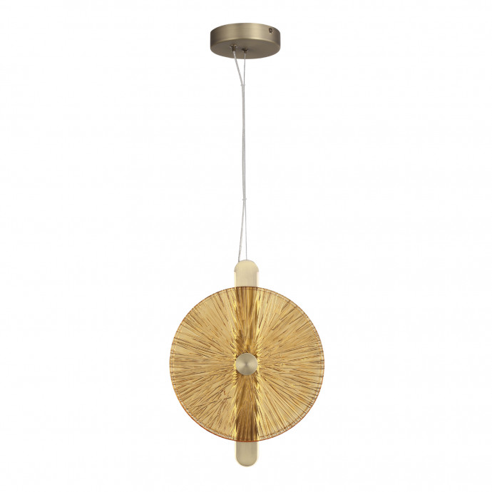 SL6141.313.01 Светильник подвесной ST-Luce бронза/янтарь LED 1*11W 4000K WASI