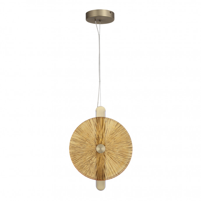 SL6141.313.01 Светильник подвесной ST-Luce бронза/янтарь LED 1*11W 4000K WASI