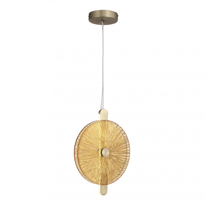 SL6141.313.01 Светильник подвесной ST-Luce бронза/янтарь LED 1*11W 4000K WASI