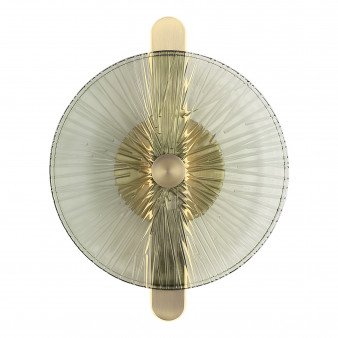 SL6141.321.01 Светильник настенный ST-Luce бронза/зелёный LED 1*11W 4000K WASI