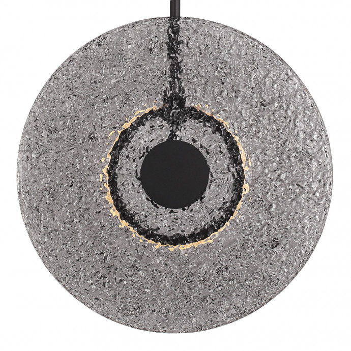 SL6142.413.01 Светильник подвесной ST-Luce черный/дымчатый LED 1*8W 4000K ALUMNO