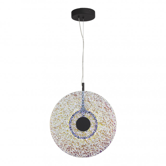 SL6142.423.01 Светильник подвесной ST-Luce черный/радужный LED 1*8W 4000K ALUMNO