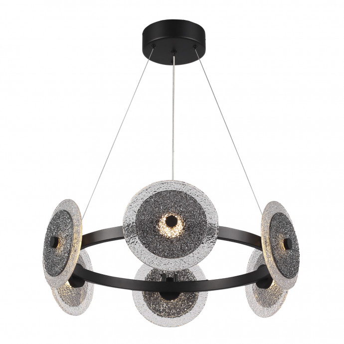 SL6142.433.01 Светильник подвесной ST-Luce черный/дымчатый LED 1*34W 4000K ALUMNO