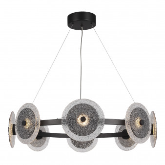 SL6142.443.01 Светильник подвесной ST-Luce черный/дымчатый LED 1*44W 4000K ALUMNO