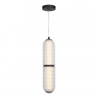 SL6144.403.01 Светильник подвесной ST-Luce черный/прозрачный LED 1*22W 4000K SAGUARO