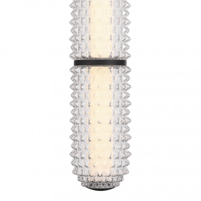 SL6144.403.01 Светильник подвесной ST-Luce черный/прозрачный LED 1*22W 4000K SAGUARO