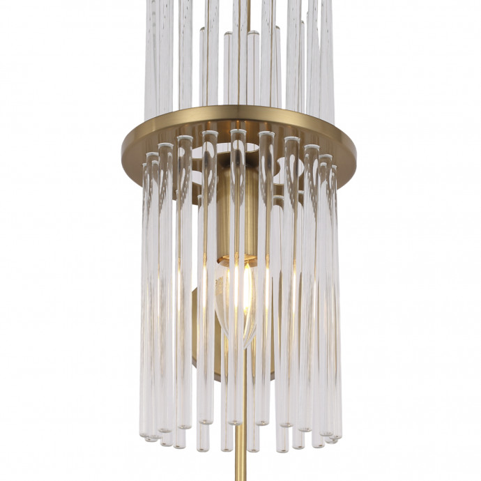 SL6145.301.01 Светильник настенный ST-Luce латунь/прозрачный E14 1*40W TASSE