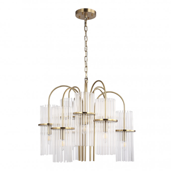SL6145.303.09 Светильник подвесной ST-Luce латунь/прозрачный E14 9*40W TASSE