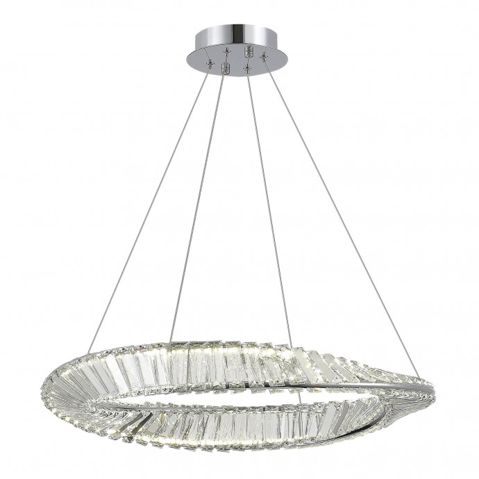 SL6204.101.01 Светильник подвесной ST-Luce Хром/Прозрачный LED 1*32W 4000K RITORTO