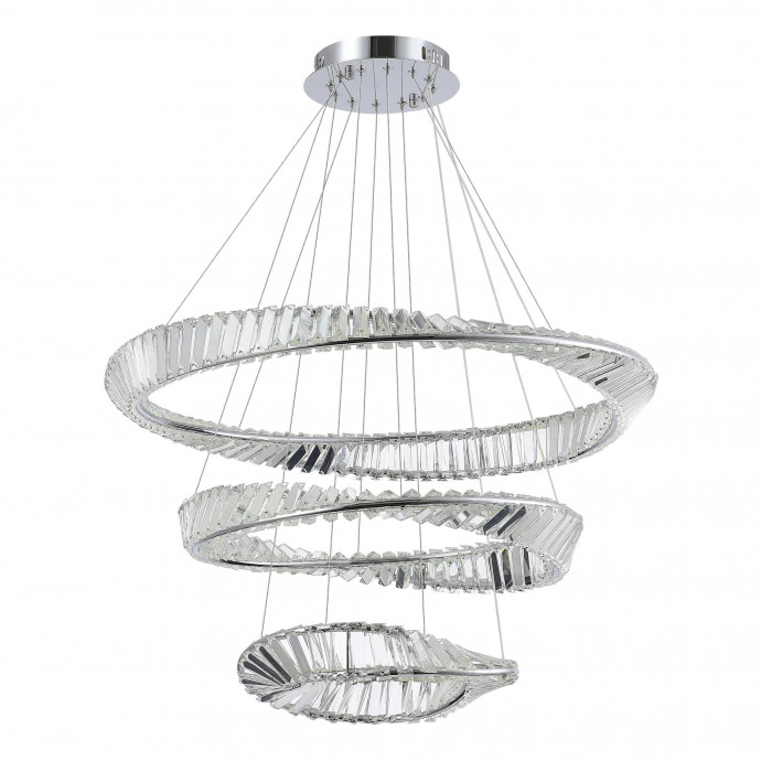 SL6204.101.03 Светильник подвесной ST-Luce Хром/Прозрачный LED 1*97W 4000K RITORTO