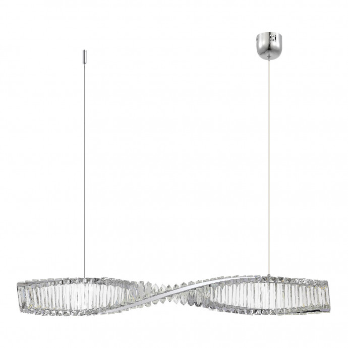 SL6205.113.01 Светильник подвесной ST-Luce Хром/Прозрачный LED 1*21W 4000K ELICA
