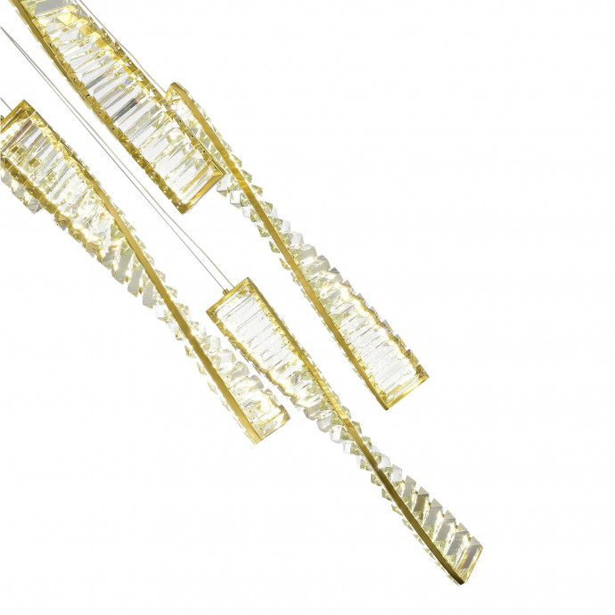 SL6205.303.05 Светильник подвесной ST-Luce Латунь/Прозрачный LED 1*55W 4000K ELICA