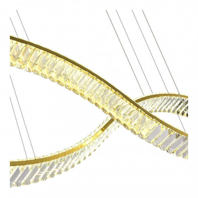 SL6206.303.50 Светильник подвесной ST-Luce Латунь/Прозрачный LED 1*50W 3000K ACENO