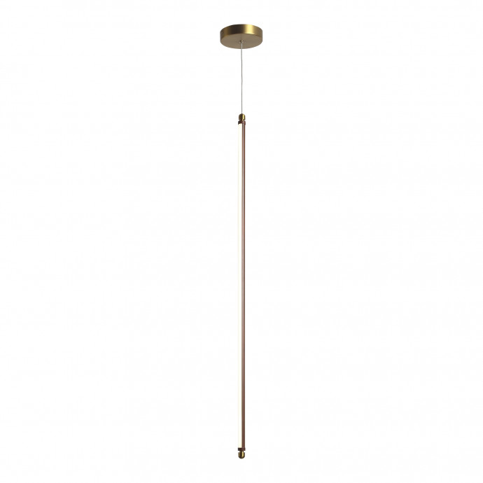 SL6225.303.01 Светильник подвесной ST-Luce Латунь/Терракотовый, Белый LED 1*12W 3000K BRICK