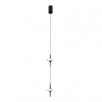 SL6231.403.02 Светильник подвесной ST-Luce Черный/Прозрачный LED 2*5W 4000K ZENITH
