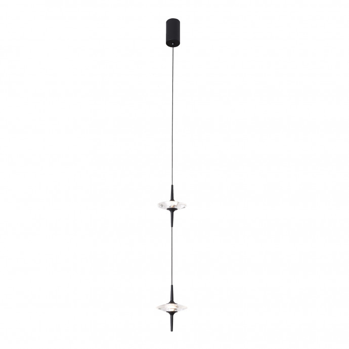 SL6231.403.02 Светильник подвесной ST-Luce Черный/Прозрачный LED 2*5W 4000K ZENITH