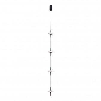 SL6231.403.04 Светильник подвесной ST-Luce Черный/Прозрачный LED 4*5W 4000K ZENITH