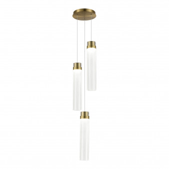 SL6236.303.03 Светильник подвесной ST-Luce Латунь/Прозрачный LED 3*12W 4000K CHAMPAGNE