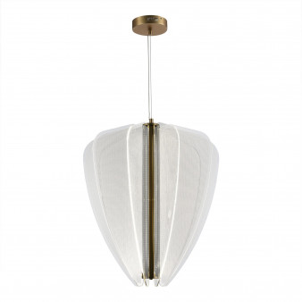 SL6509.213.01 Светильник подвесной ST-Luce Золотистый/Прозрачный LED 1*75W 4000K FESALE