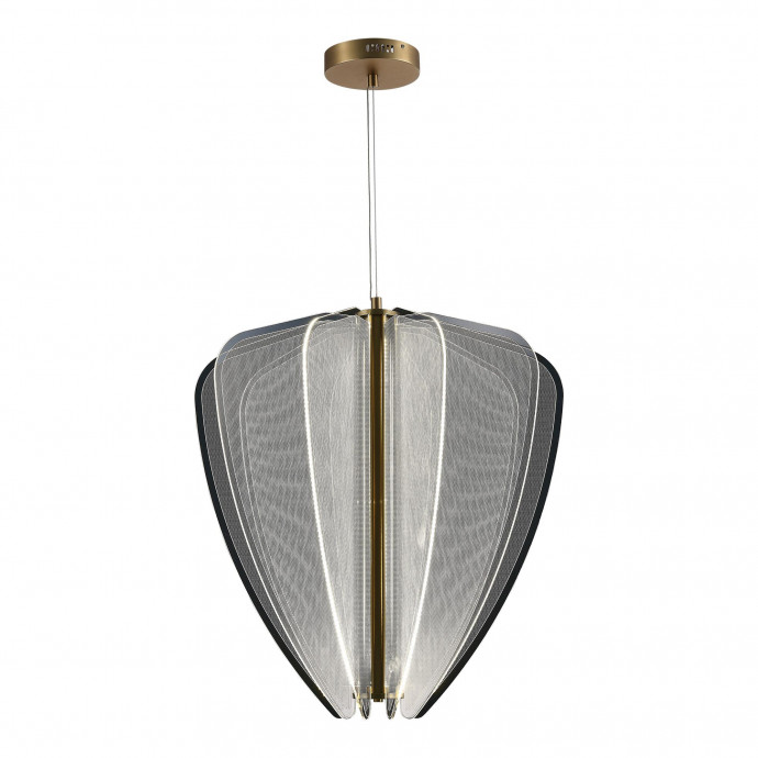 SL6509.213.01 Светильник подвесной ST-Luce Золотистый/Прозрачный LED 1*75W 4000K FESALE