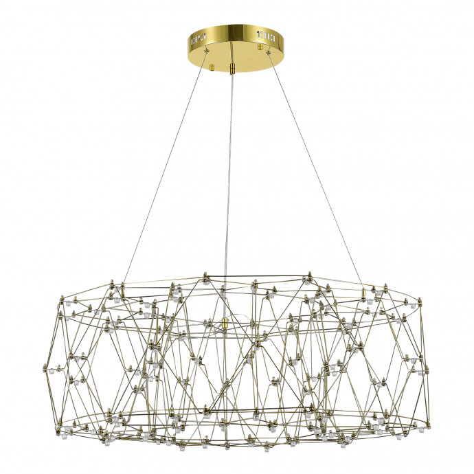 SL6602.203.48 Светильник подвесной ST-Luce Золотистый/Прозрачный LED 1*48W 4000K GRAVETTA