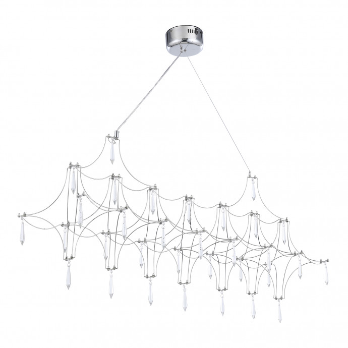 SL6603.103.17 Светильник подвесной ST-Luce Хром/Прозрачный LED 1*17W 4000K GRAVETTA