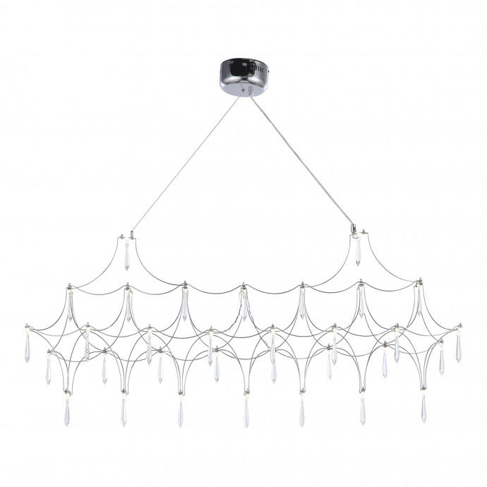SL6603.103.17 Светильник подвесной ST-Luce Хром/Прозрачный LED 1*17W 4000K GRAVETTA