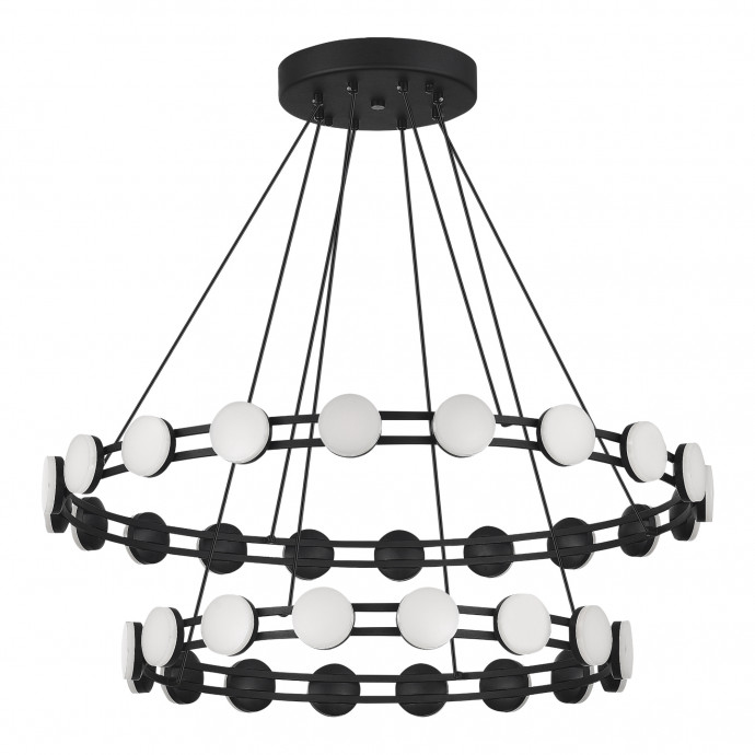 SL6610.403.36 Светильник подвесной ST-Luce черный/белый LED 1*70W 4000K MONRO