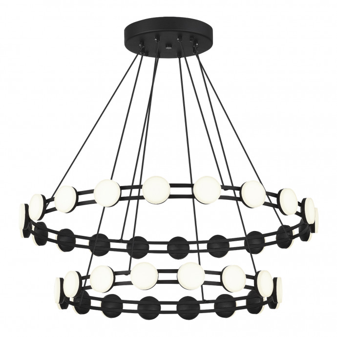 SL6610.403.36 Светильник подвесной ST-Luce черный/белый LED 1*70W 4000K MONRO