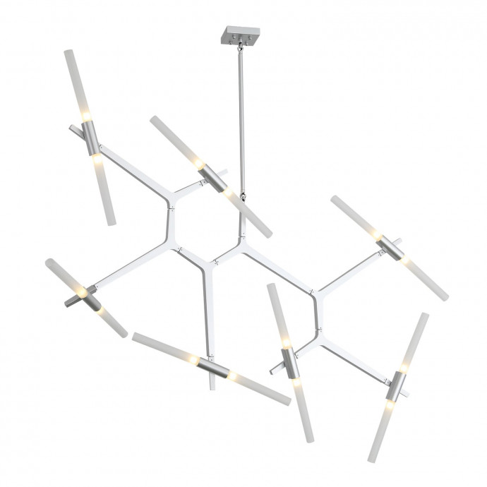 SL947.102.14 Люстра потолочная ST-Luce Серебристый/Белый G9 14*5W LACONICITA