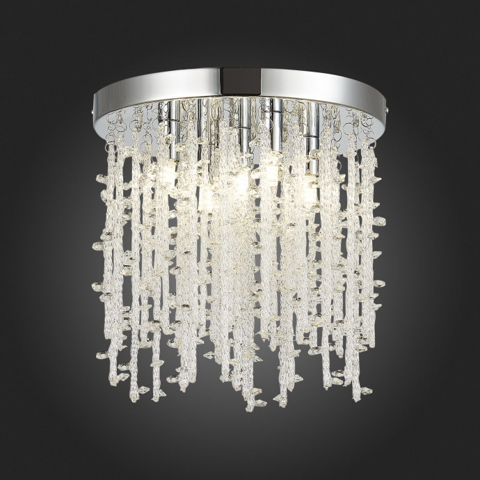 SLE103302-05 Светильник потолочный Хром/Прозрачный G9 LED 5*3W LUCCHIO