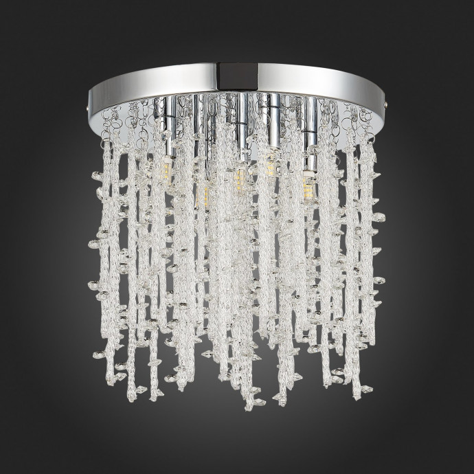 SLE103302-05 Светильник потолочный Хром/Прозрачный G9 LED 5*3W LUCCHIO