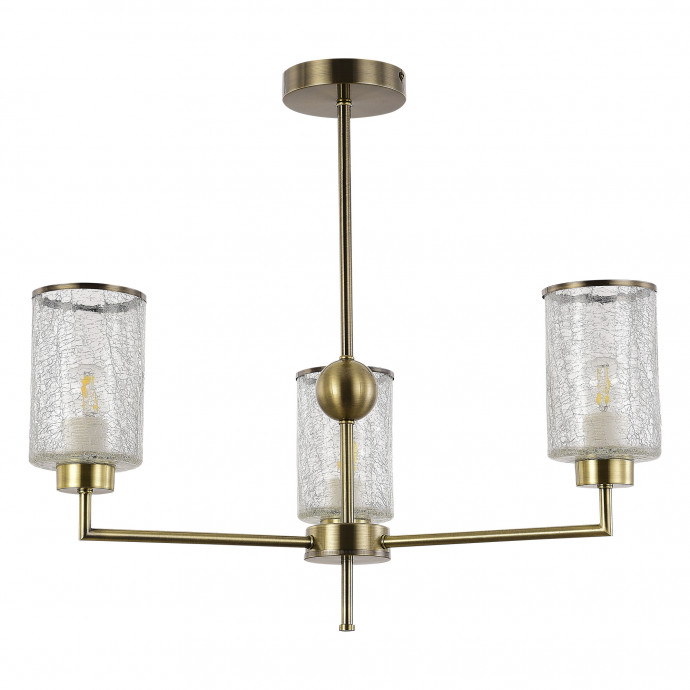 SLE1046-302-03 Светильник потолочный Бронза/Прозрачный E27 3*60W VESTRE