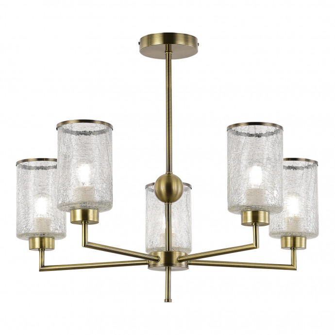 SLE1046-302-05 Светильник потолочный Бронза/Прозрачный E27 5*60W VESTRE