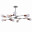 SLE106403-09 Светильник потолочный Серый, Розовое золото E27 9*60W PALARE