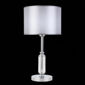 SLE107204-01 Прикроватная лампа Хром/Светло-серый E14 1*40W