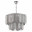 SLE1125-103-07 Светильник подвесной Хром/Прозрачно-Дымчатый E14 7*40W ERZO