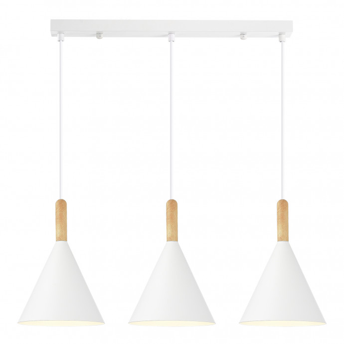 SLE1255-503-03 Светильник подвесной Белый/Белый E27 3*40W ARKET