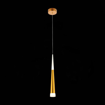 SLE200103-01 Светильник подвесной Золотистый/Золотистый, Белый LED 1*7W 3000K ORPELO