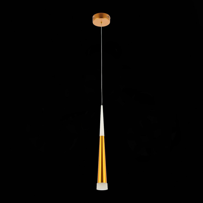 SLE200103-01 Светильник подвесной Золотистый/Золотистый, Белый LED 1*7W 3000K ORPELO