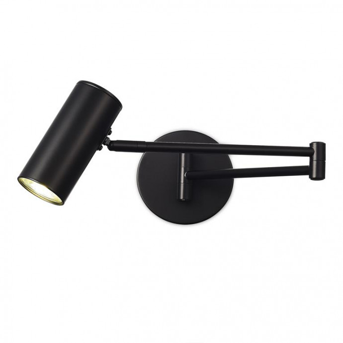 SLE201041-01 Светильник настенный Черный/Черный GU10 LED 1*5W 4000K ZOOM