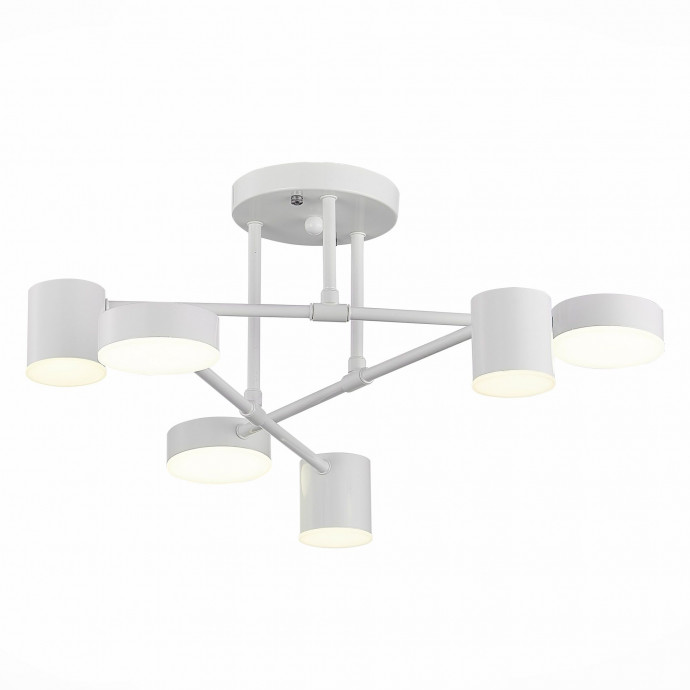 SLE201052-06 Светильник потолочный Белый/Белый LED 6*7W 4000K NOBEL