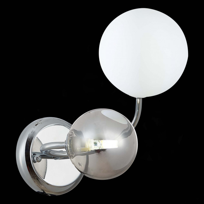 SLE220911-02 Светильник настенный Хром/Белый, Дымчатый G9 LED 2*5W FORMAE