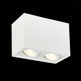 ST109.507.02 Светильник потолочный Белый GU10 2*50W  L181xW100xH123 220V Без ламп