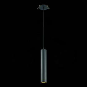 ST151.408.01 Встраиваемый подвесной светильник Черный GU10 1*50W  IP20 D54xH290 220V Без ламп