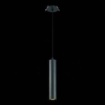 ST151.408.01 Встраиваемый подвесной светильник Черный GU10 1*50W  IP20 D54xH290 220V Без ламп Подвесные светильники