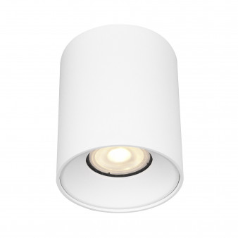 ST167.502.01 Светильник потолочный Белый GU10 1*50W IP20 D80xH95 220V Без ламп Накладные светильники