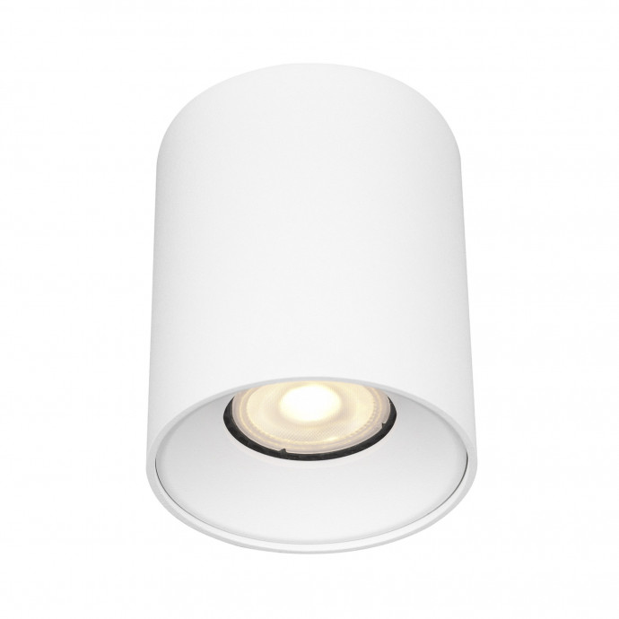 ST167.502.01 Светильник потолочный Белый GU10 1*50W IP20 D80xH95 220V Без ламп Накладные светильники