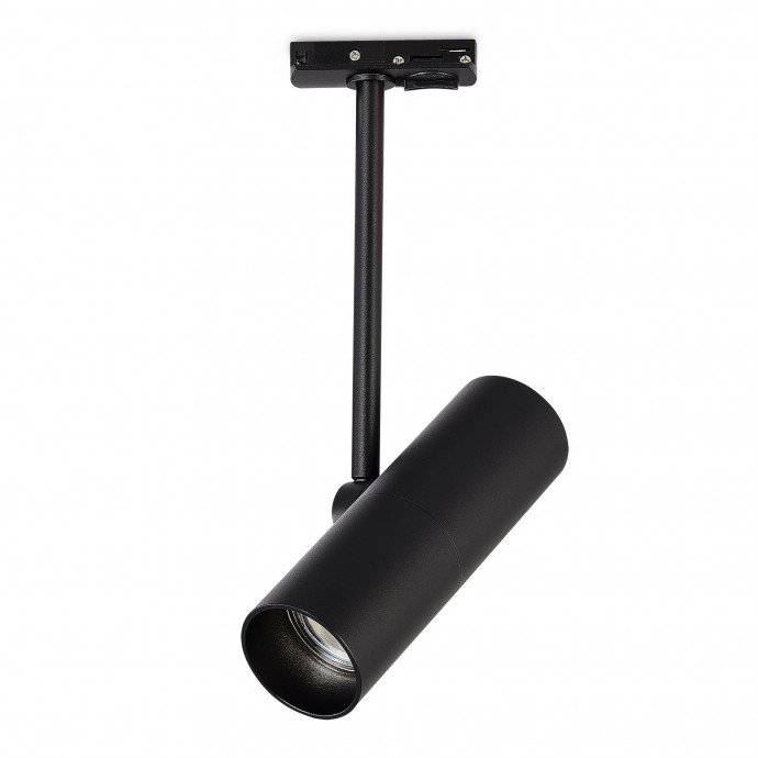 ST381.406.01 Св-к трек. Черный GU10 1*50W IP20 DxH- 220V Без ламп BASE